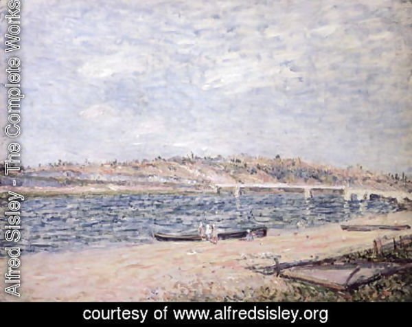 Alfred Sisley - The River Banks at Saint-Mammes
