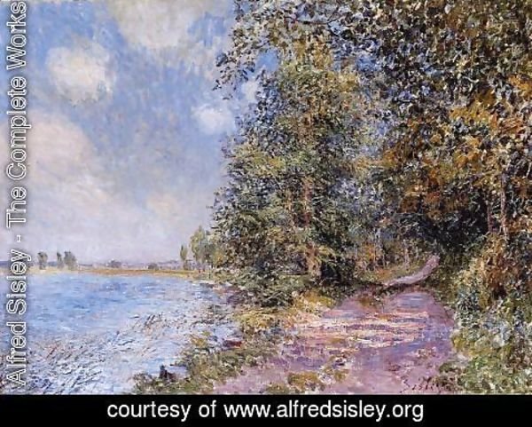 Alfred Sisley - An August Afternoon near Veneux