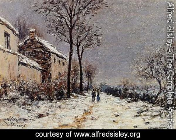 Alfred Sisley - Snow Effect at Veneux I