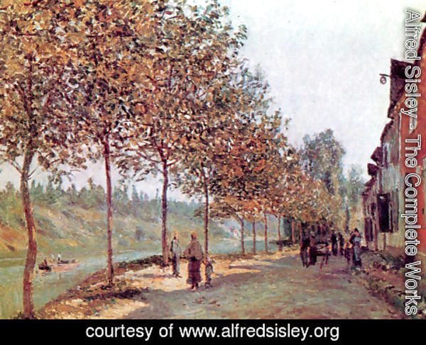 Alfred Sisley - Morning in June (also known as Saint-Mammes et les Coteaux de la Celle)
