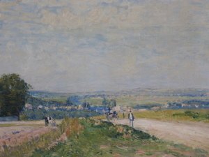 Alfred Sisley - The Road to Louveciennes Montbuisson 2
