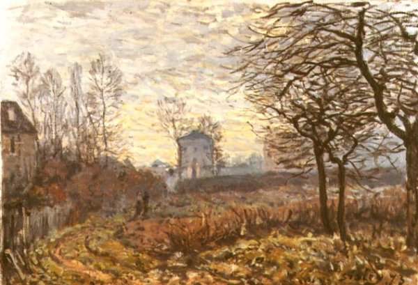 Landscape near Louveciennes, 1873