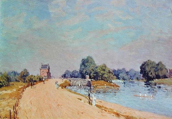 The Road to Hampton Court, 1895