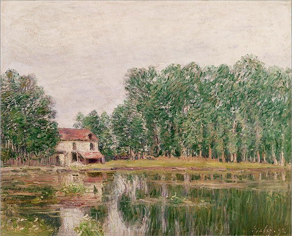 The Banks of the Canal at Moret-sur-Loing, 1892