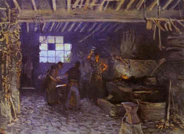 The Forge at Marly-le-Roi, Yvelines, 1875