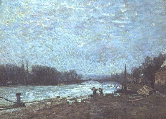 After the Thaw, the Seine at Suresnes Bridge, 1880