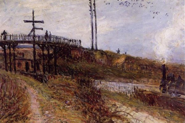 Footbridge over the Railroad at Sevres