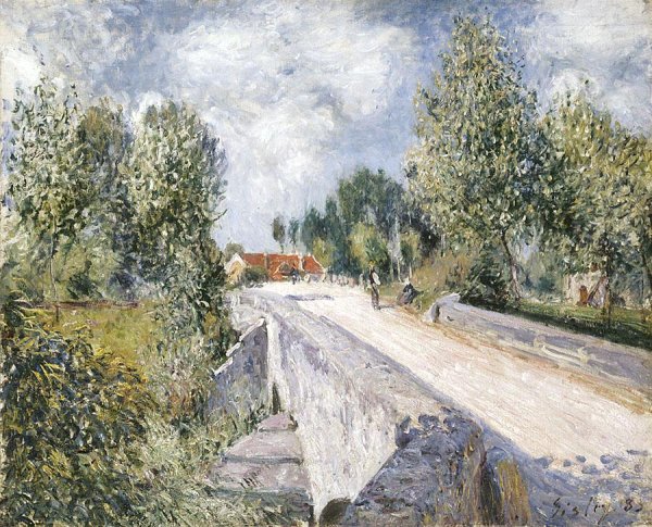 Bridge over the Orvanne near Moret