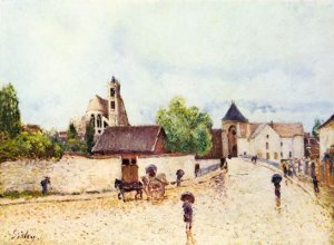 Moret-sur-Loing, Rain