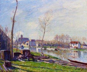 Banks of the Loing at Moret, Morning