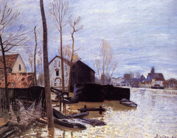 Flooding at Moret