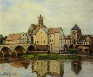 Moret-sur-Loing, Morning