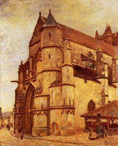 The Church at Moret, Rainy Morning