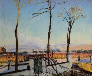 Banks of the Seine, Wind Blowing