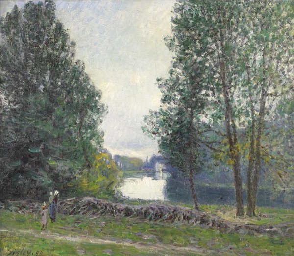 Banks of the Loing, Winter