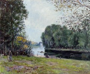 A Bend in the Loing, Sunlighjt  1896