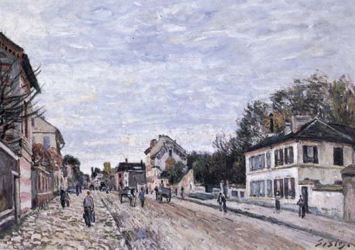 Scene de rue aA‚A Marly