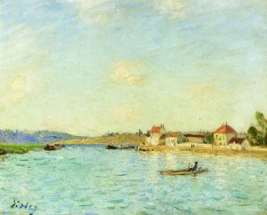 Moret, Vue Du Loing A¢a‚¬a€œ Apres-Midi De Mai