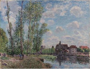 Moret, Vue Du Loing A¢a‚¬a€œ Apres-Midi De Mai