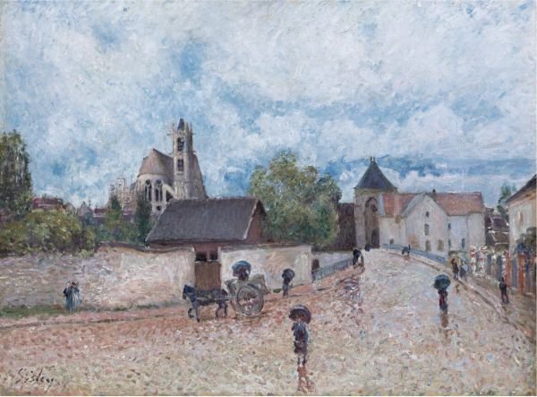 MORET-SUR-LOING, TEMPS DE PLUIE