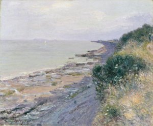 The Cliff at Penarth, Evening, Low Tide, 1897