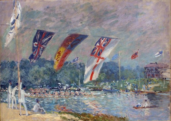 Regatta at Molesey, 1874