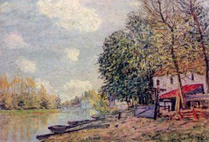 The Loing at Moret 3