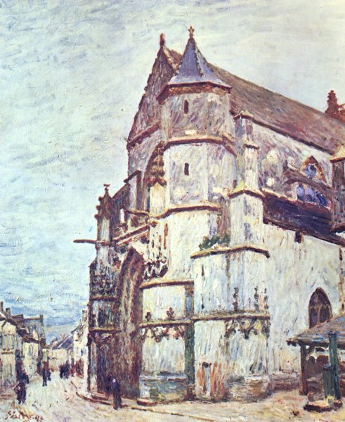 Church at Moret after the Rain