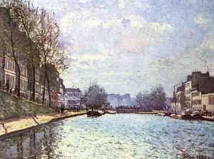 View of the Canal Saint Martin